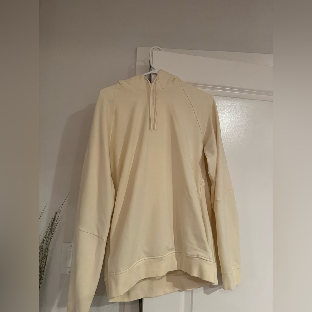 Lululemon Light Yellow Hoodie Sweater - Medium